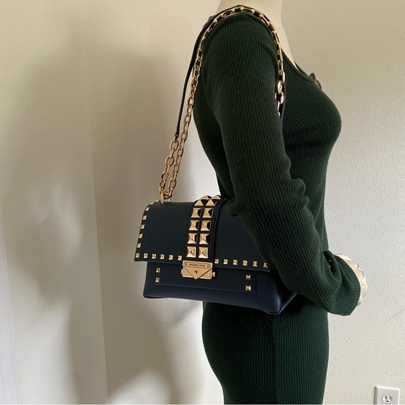 New micheal Kors Cece Medium Studded Shoulder Bag - Picture 8 of 16